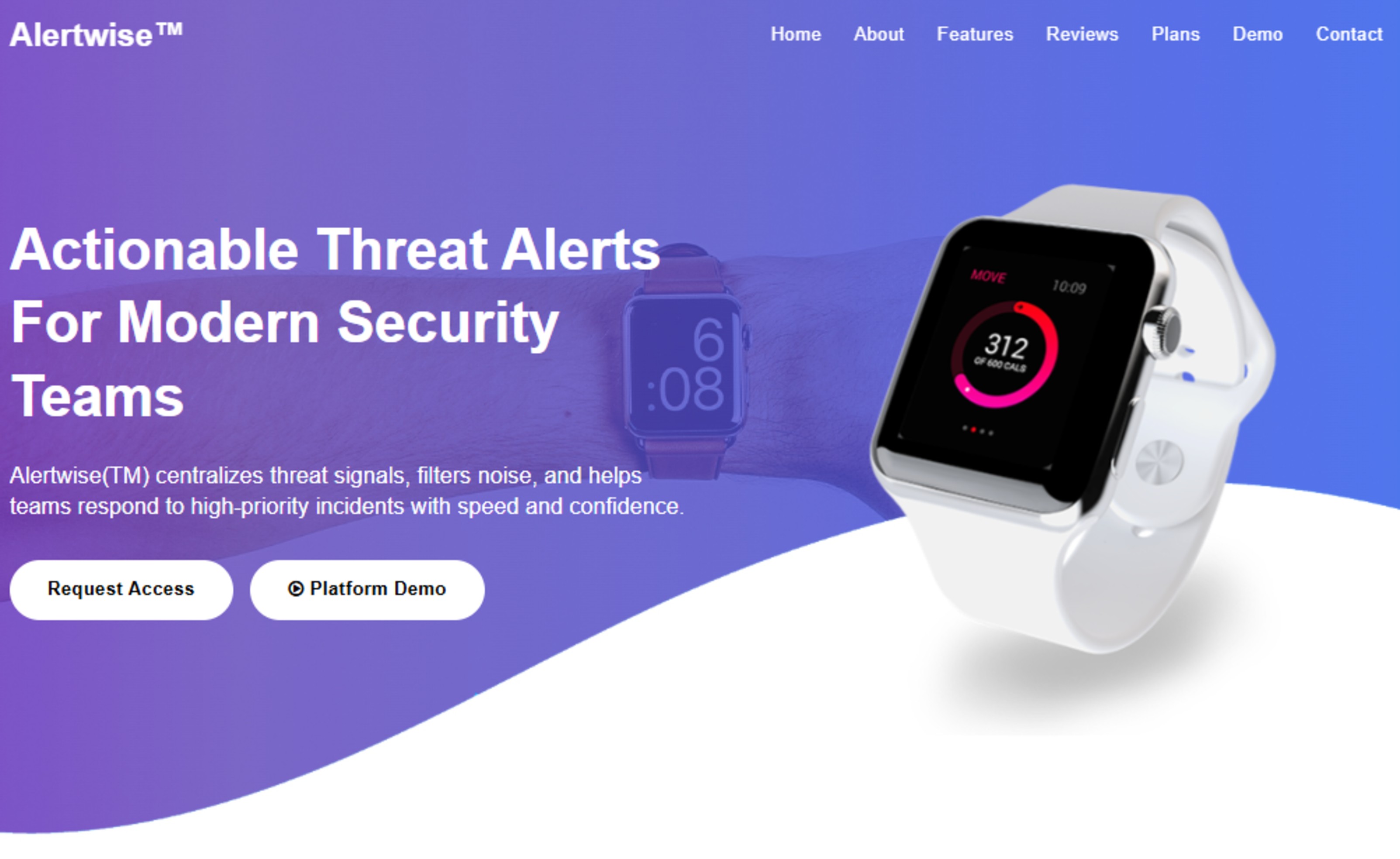 Product landing page design and development project